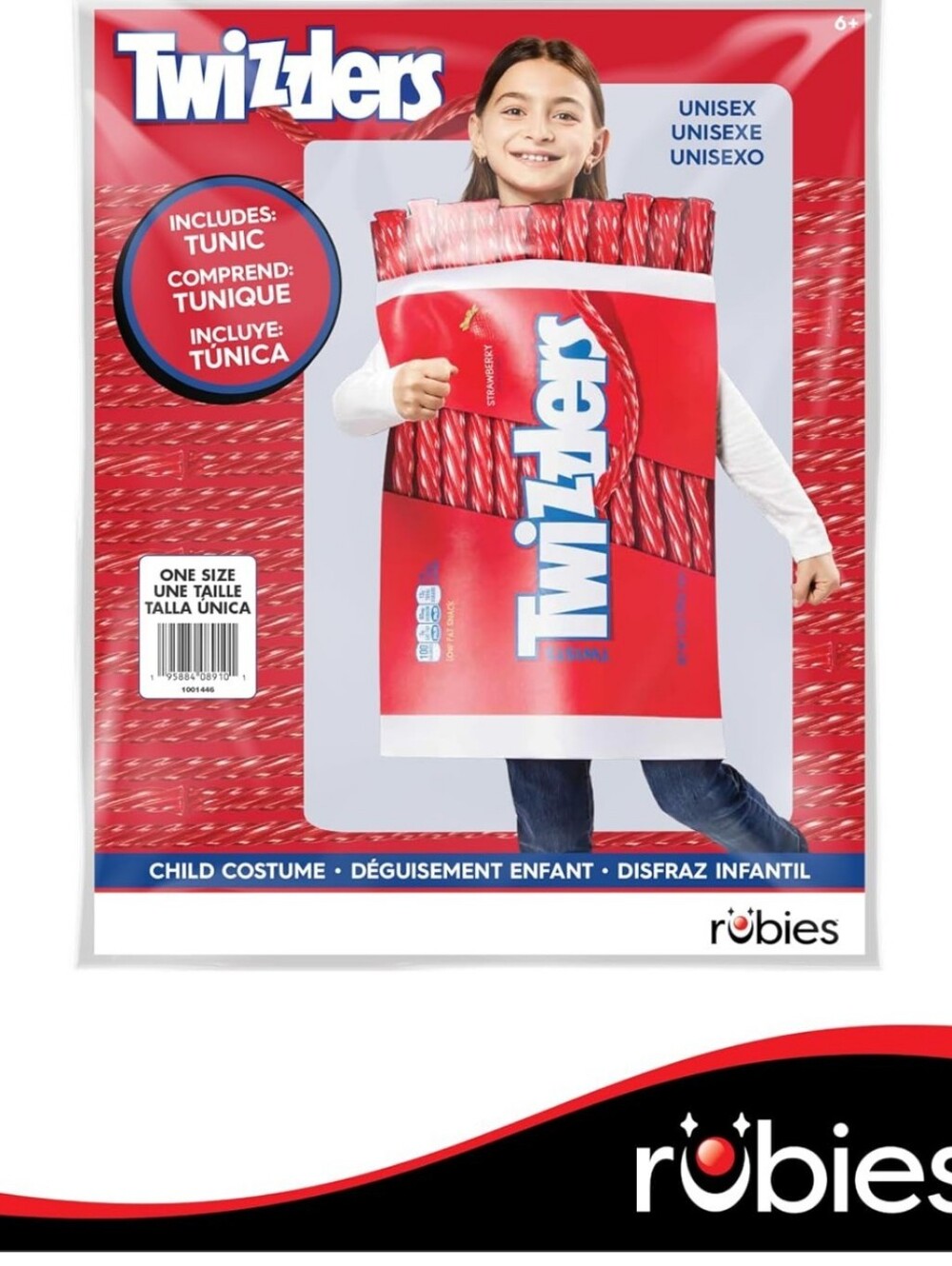 NWT Twizzlers Red Candy Box Kids Costume - Tunic